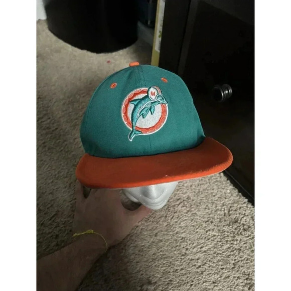 American Needle Other - Vintage Miami Dolphins SnapBack Hat Cap Team NFL Lee Sport American Needle OSFA